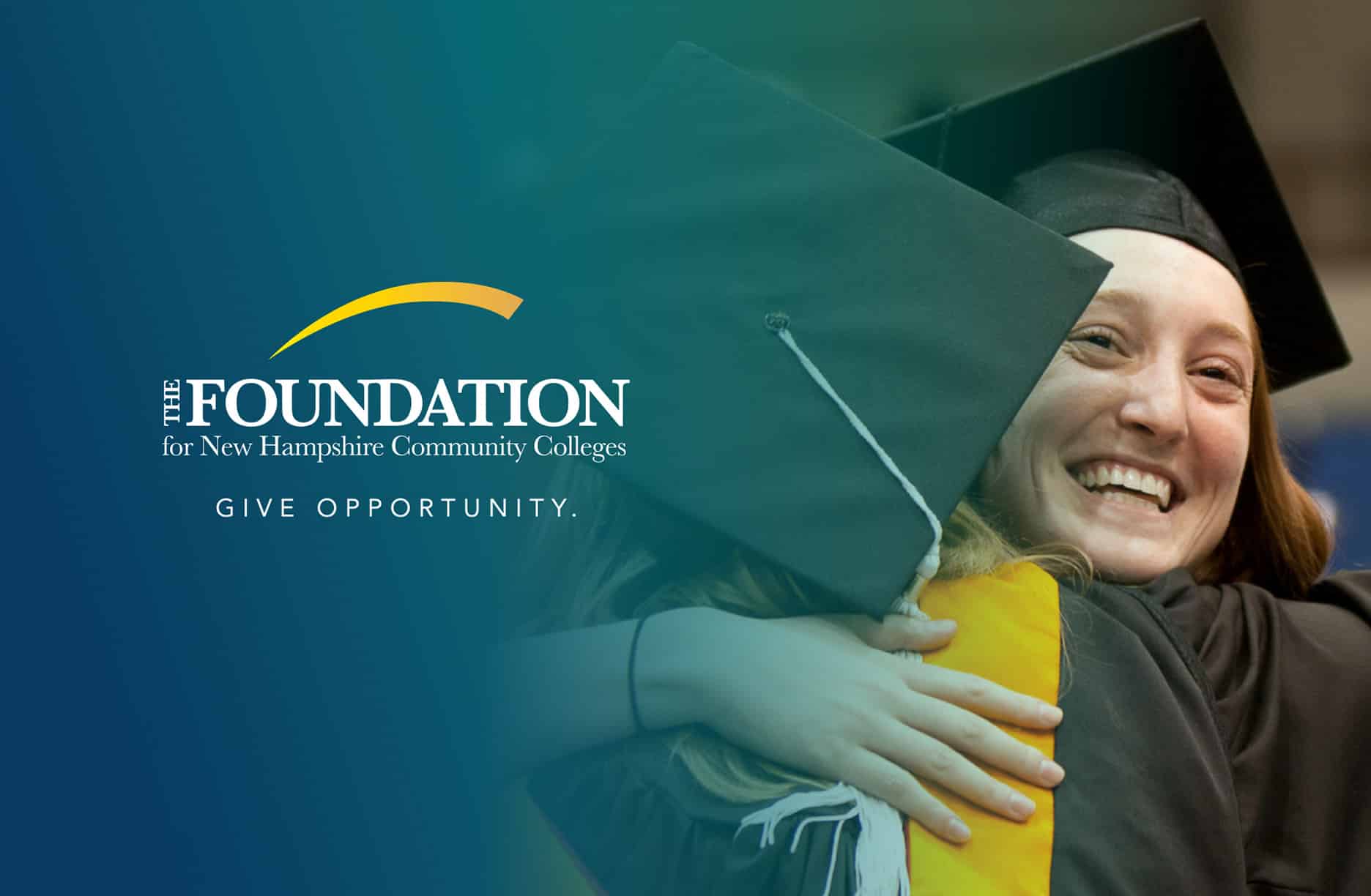 Foundation for New Hampshire Community Colleges branding and logo design, website design, story development, PR, communications by Cookson Communications